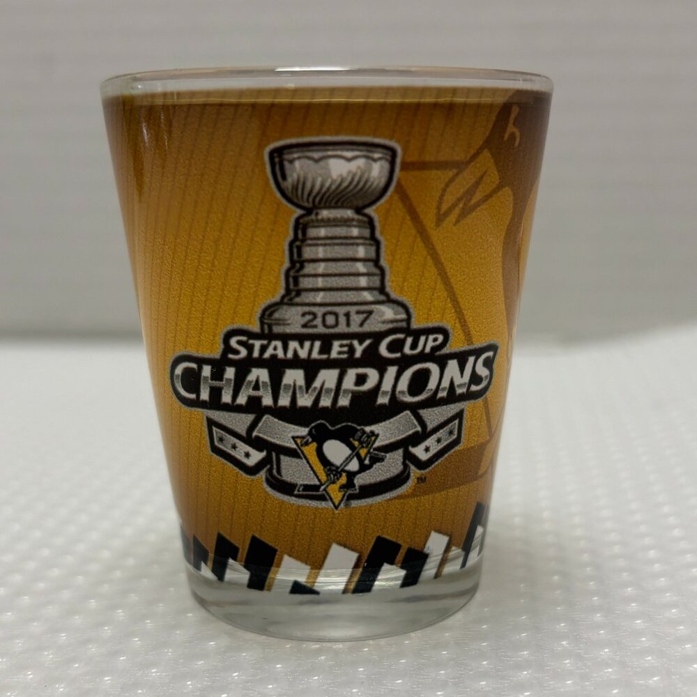 Pittsburgh Penguins 2017 NHL Stanley Cup Champions 2” Tall Shotglass - 2145